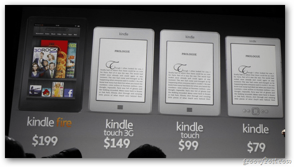Amazon: Yeni 199 $ Kindle Fire Renkli Tablet ile Üç Yeni Kindle Okuyucuyu Duyurdu KIRILDI