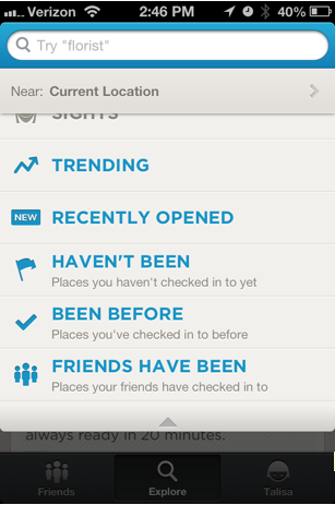 foursquare yakın zamanda açıldı