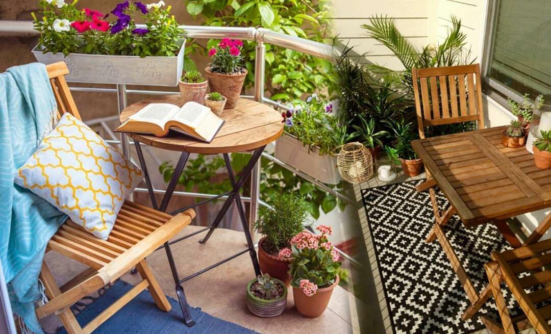 Balkon ve bahçelerde nasıl mobilyalar tercih edilmeli? 2023 En güzel bahçe ve balkon berjeri