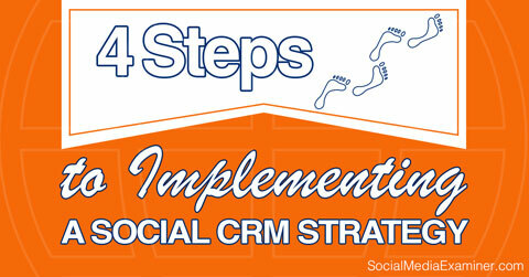 sosyal CRM'yi uygulama adımları