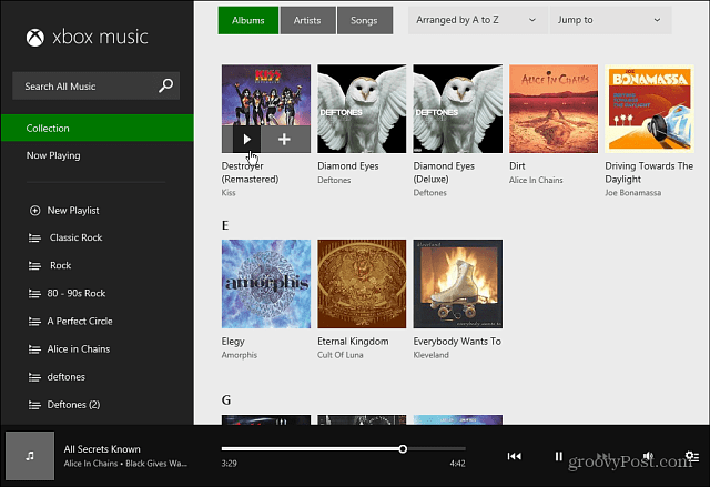 Xbox Müzik Web Arayüzü