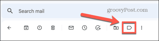 gmail etiketleri simgesi