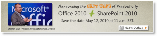 Microsoft Office 2010 Başlatma Etkinliği