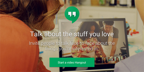 google + video hangouts resmi