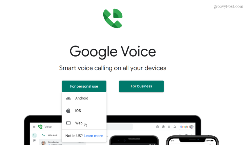 bilgisayardan arama yapmak için Google Voice'u kullanma