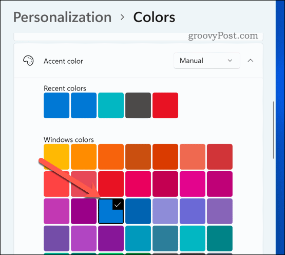Windows 11'de pencere kenarlığı rengini ayarlama