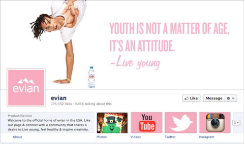 Evian sayfası