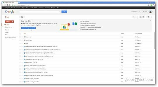 Google Drive Google Dokümanlar