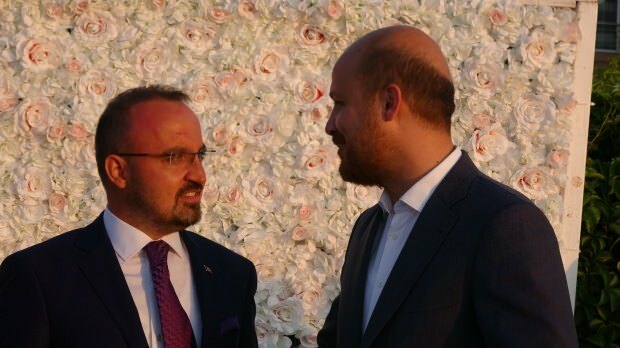 AK Parti Grup Başkanvekili Bülent Turan ve Bilal Erdoğan